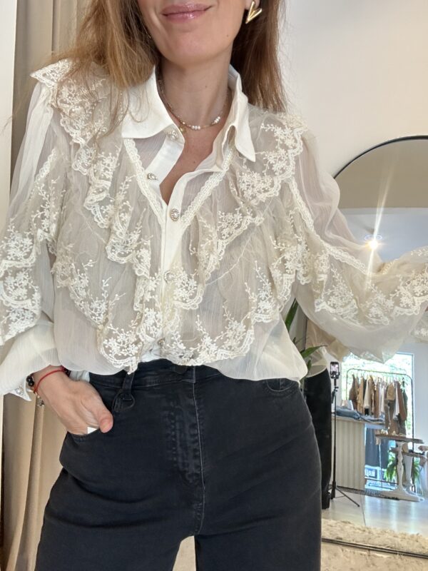 Camisa Volante Prince
