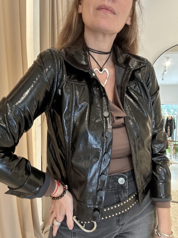 Campera Charol