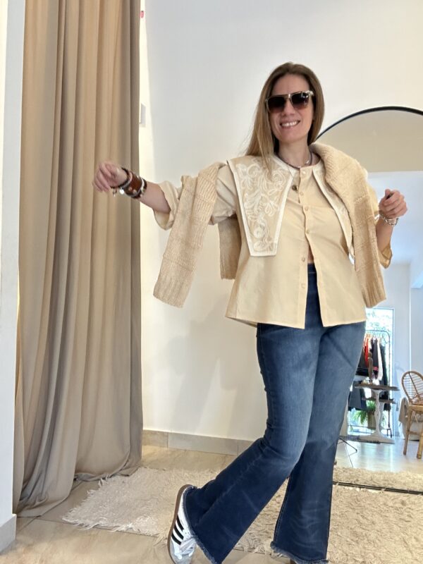 Camisa Babe Camel