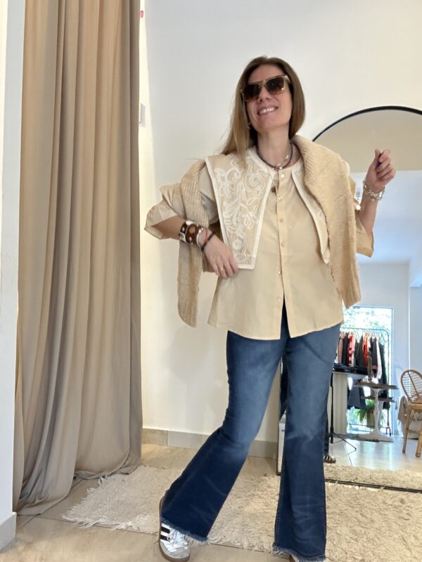 Camisa Babe Camel