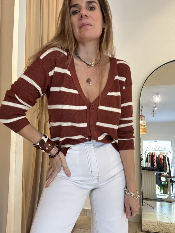 Cardigan caramelo