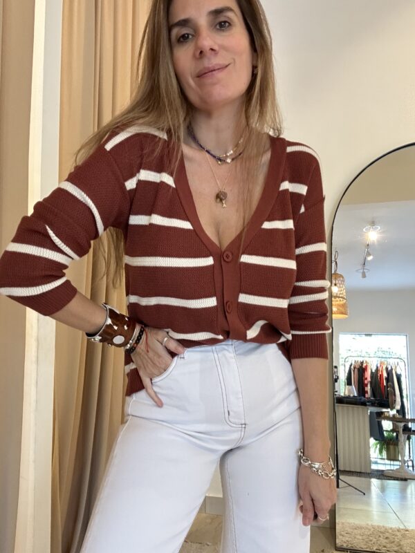 Cardigan caramelo