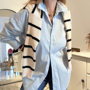 Camisa Básica Celeste