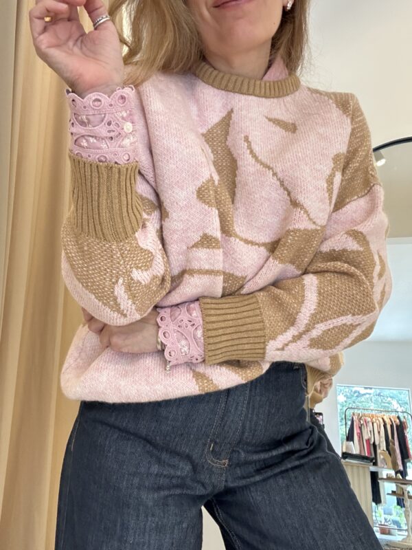 SUETER CAMEL COMBINADO