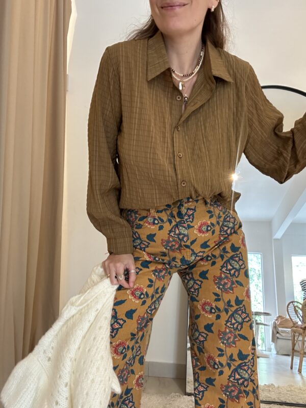 CAMISA CARAMELO