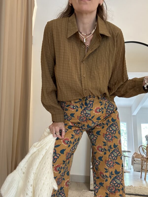 CAMISA CARAMELO