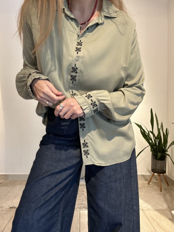 CAMISA MILITAR BORDADA