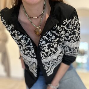 Camisa Black bordada